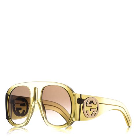 gucci jlo sunglasses|clear yellow gucci glasses.